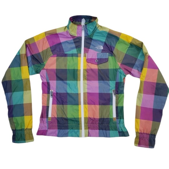 THE NORTH FACE Color-Block Windbreaker Jacket Size XS — GORGEOUS!!! - Picture 1 of 8